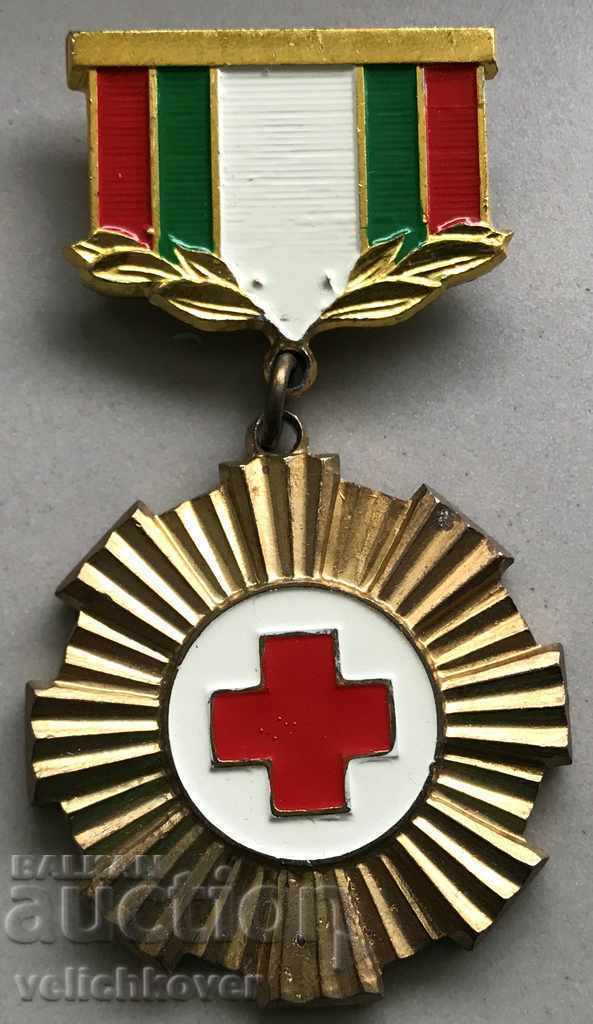 28249 Bulgaria medal Honored worker of the Red Cross Red Cross 90s