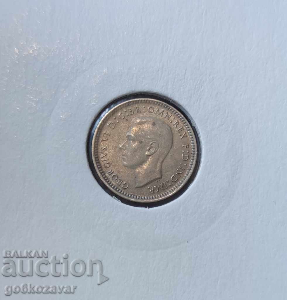 Delivery of Australia 3 pence 1943 Silver. Delivery of Australia 3 pence 1943 Silver.