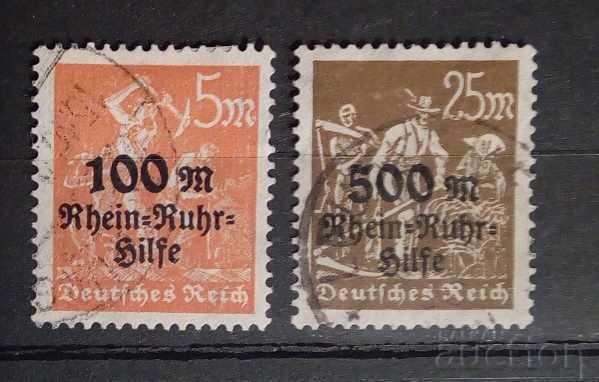 German Empire / Reich 1923 45 € Stigma
