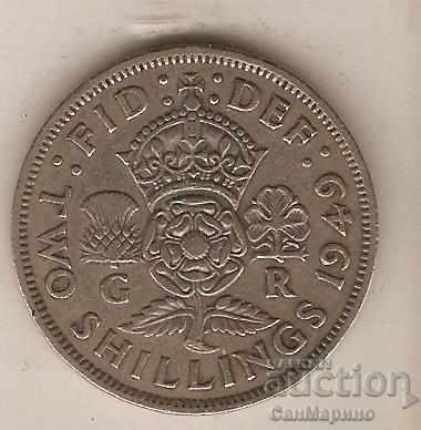 + Great Britain 2 shilling 1949