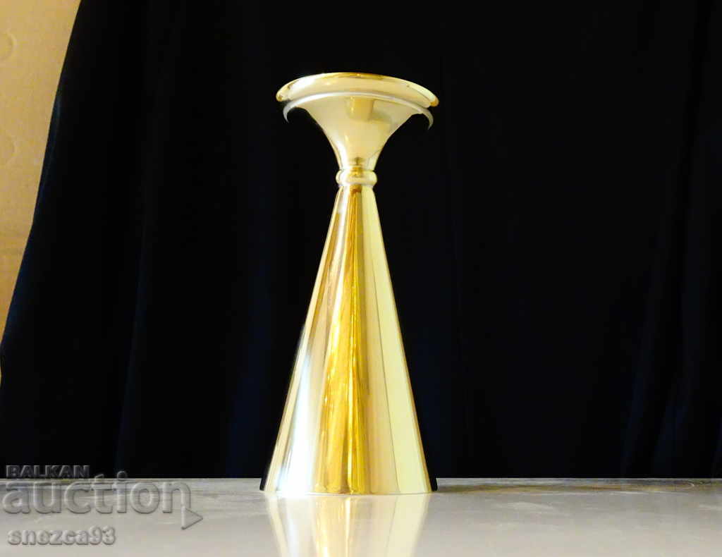 West German bronze jug, wine glass - 5