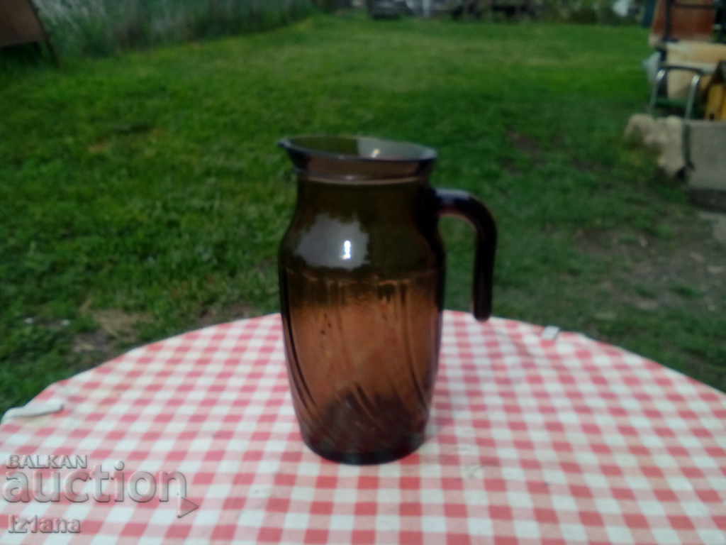 Old glass jug