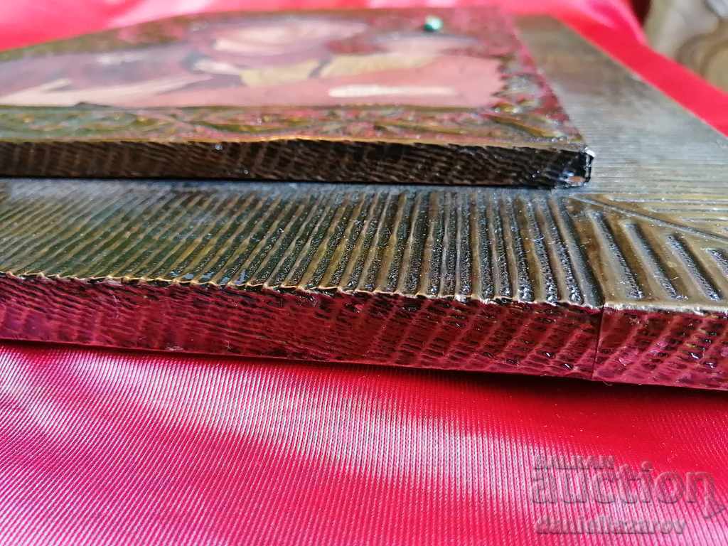 Delivery of Unique Large Painted ICON Virgo and Baby