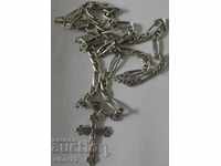 SILVER CHAIN WITH CROSS