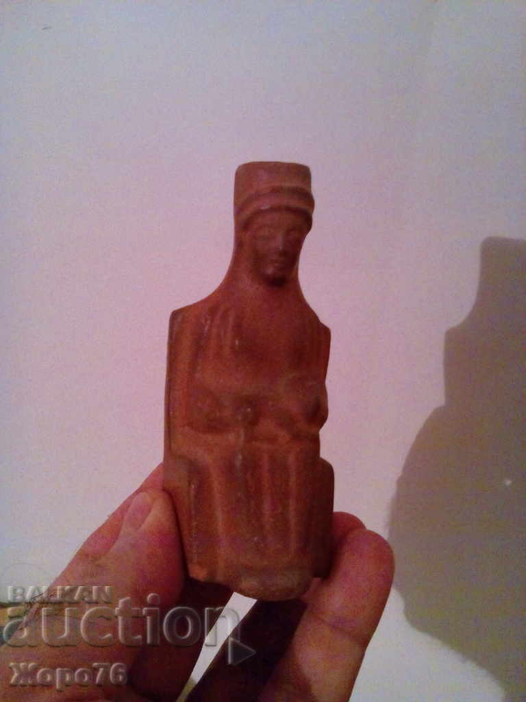 Clay GODDESS Copy of OLD FIGURINE HANDMADE UNIQUE - 7