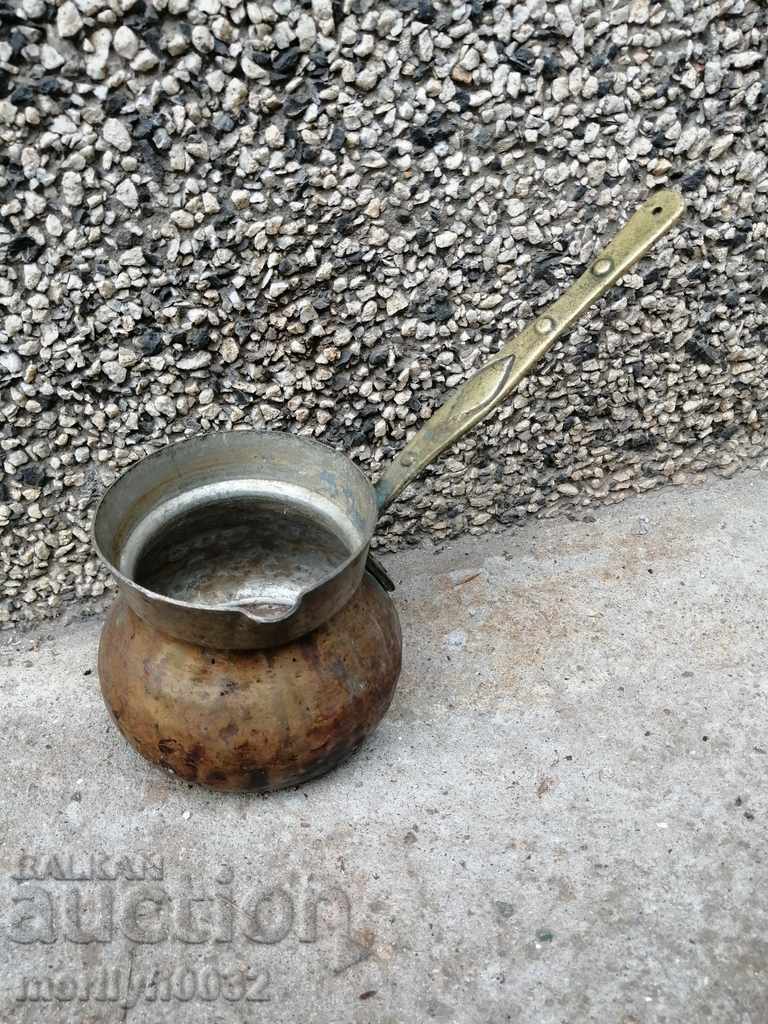 Old copper tin, coffee, baker, copper pot with price 45.00 BGN | € 23.01
