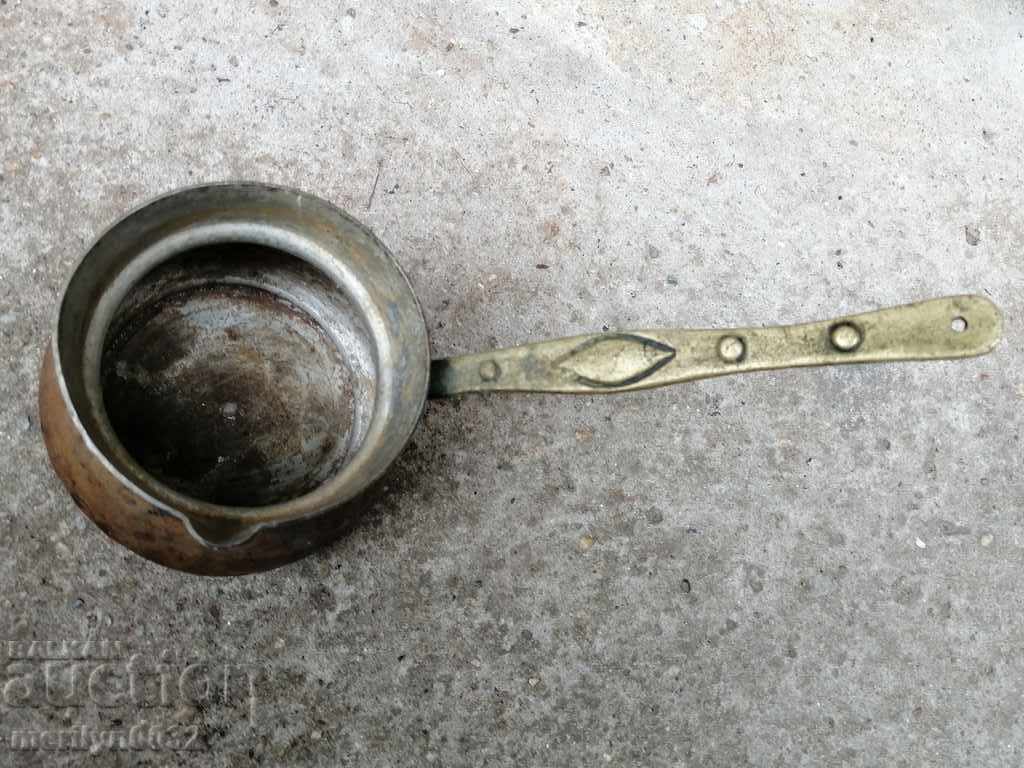 Old copper tin, coffee, baker, copper pot - 5