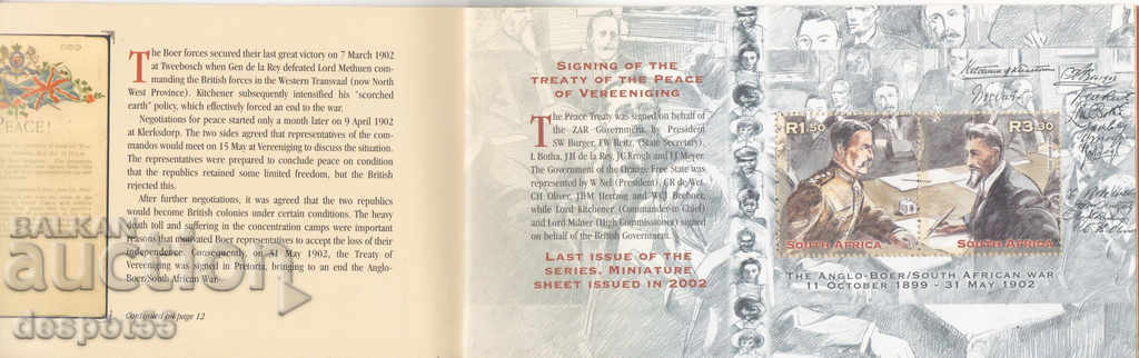 2002 South. Africa. 100 years since the end of the Boer War. Book - 5 2002 South. Africa. 100 years since the end of the Boer War. Book - 5