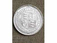 Britain, 1 shilling 1887 (2) AUNC!