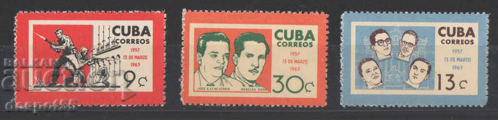 1963. Куба. 6 г. от атаката на президентския дворец.