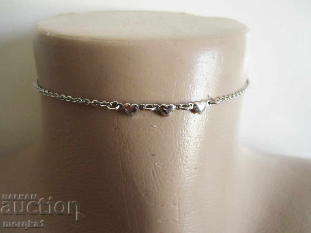 Choker, choker, medical steel choker with heart, hearts with price 9.00 BGN | € 4.60 Choker, choker, medical steel choker with heart, hearts with price 9.00 BGN | € 4.60