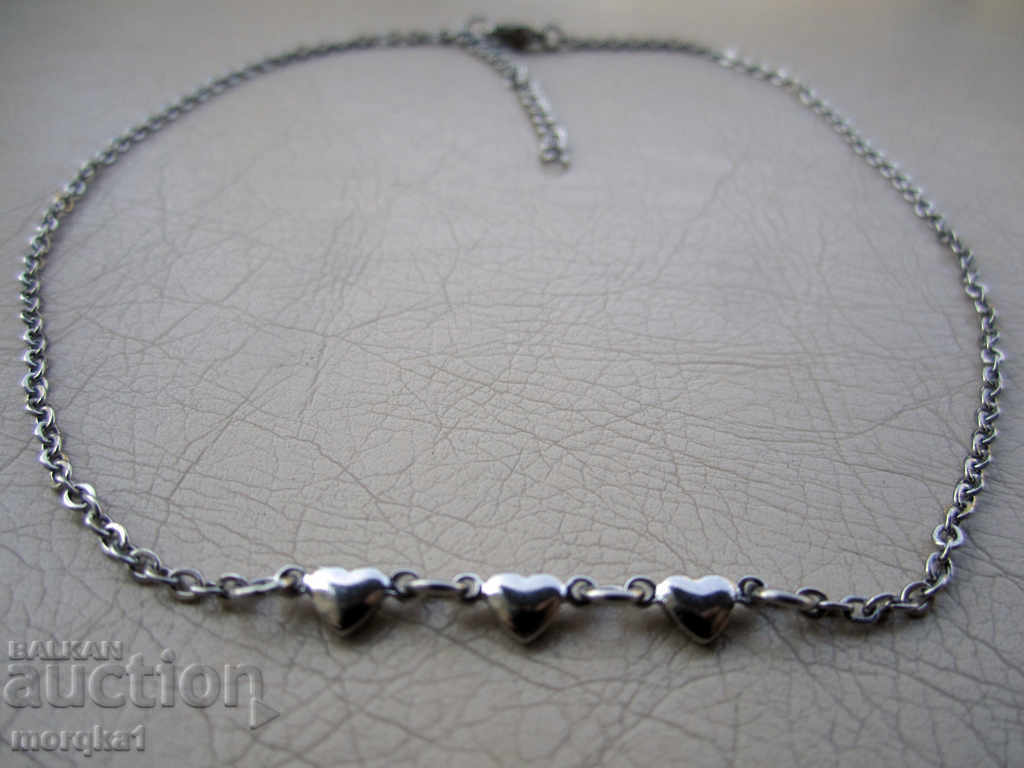 Delivery of Choker, choker, medical steel choker with heart, hearts Delivery of Choker, choker, medical steel choker with heart, hearts