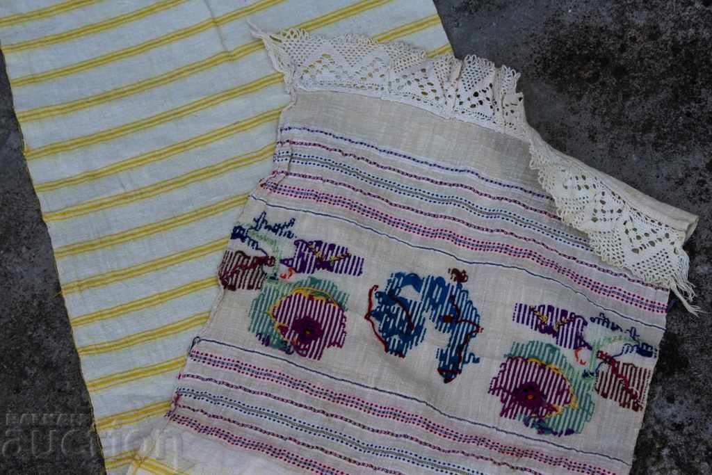 AUTHENTIC RARE EMBROIDERY TOWEL MESSAL BRODERIA LACE - 7 AUTHENTIC RARE EMBROIDERY TOWEL MESSAL BRODERIA LACE - 7