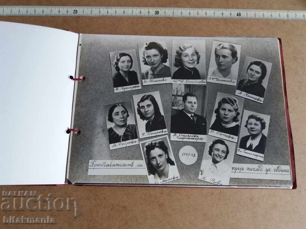 Auction  Album for graduation from the Minerva Commercial Girls' School