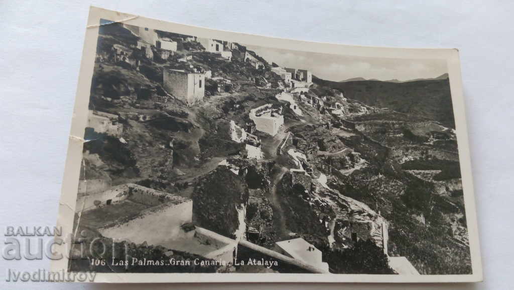 Postcard Las Palmas Gran Canaria La Atalaya