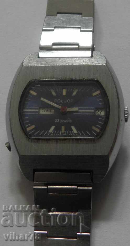 Σπάνιο ανδρικό ρολόι POLJOT-ΠΟΛΕΤ αυτόματο με τιμή € 79.99 | 156.45 BGN
