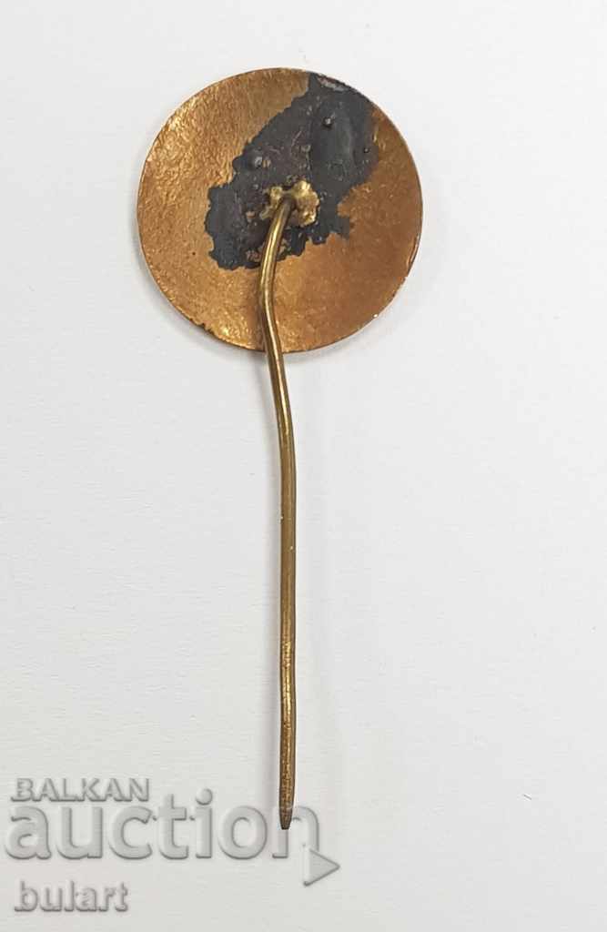 GEORGI DIMITROV STAR SIGN NEEDLE REVERSE BADGE with price 10.00 BGN | € 5.11