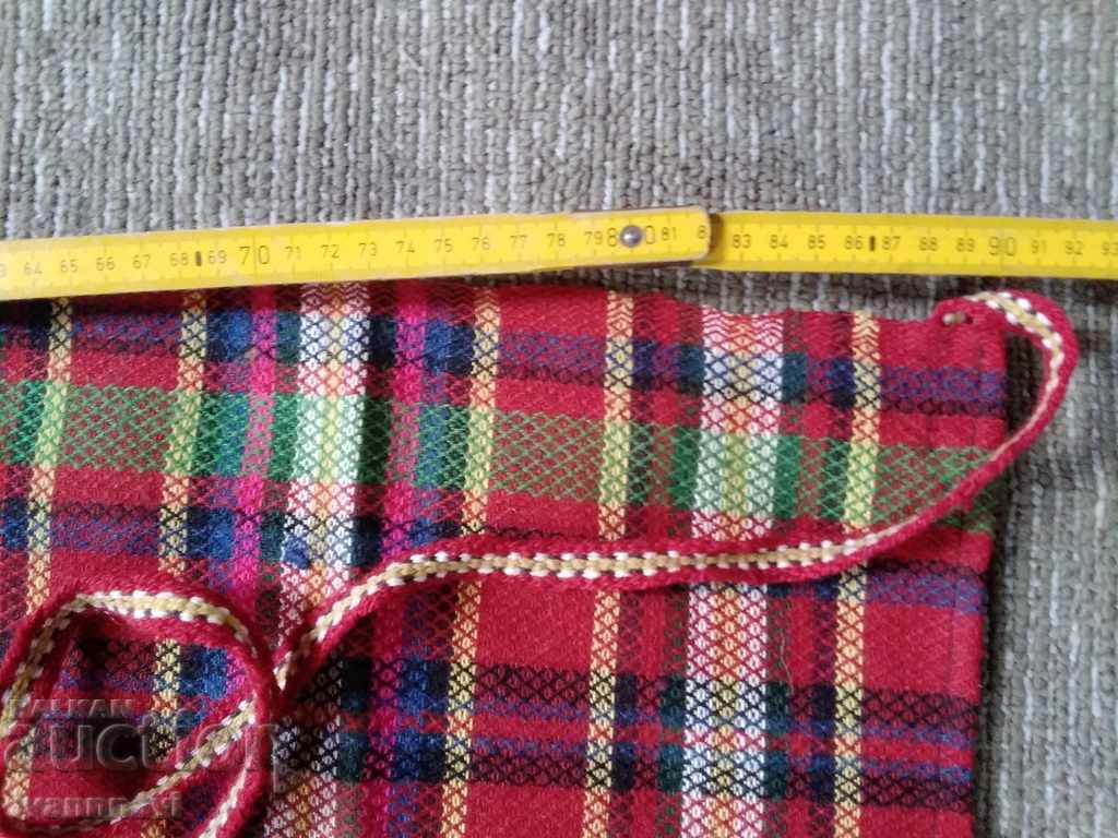 Old woven woolen apron unused large with price 15.00 BGN | € 7.67