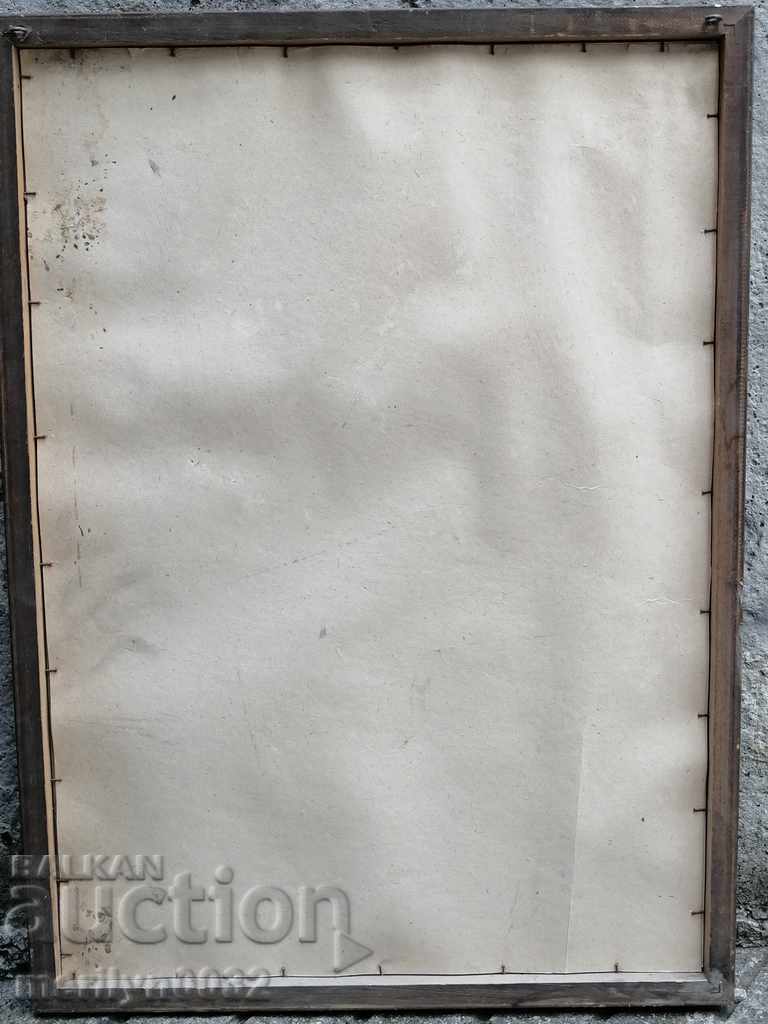 Auction Soch picture in frame, portrait of Georgi Dimitrov Auction Soch picture in frame, portrait of Georgi Dimitrov