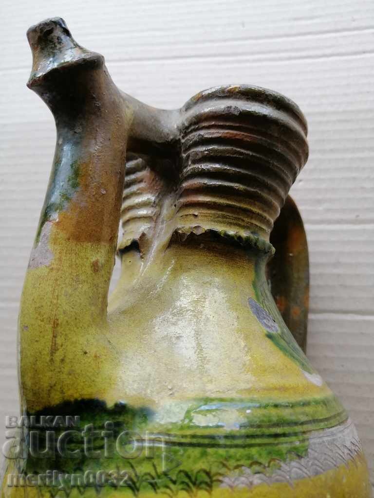 Auction Antique clay krondir pitcher jug pottery, jug, pot Auction Antique clay krondir pitcher jug pottery, jug, pot