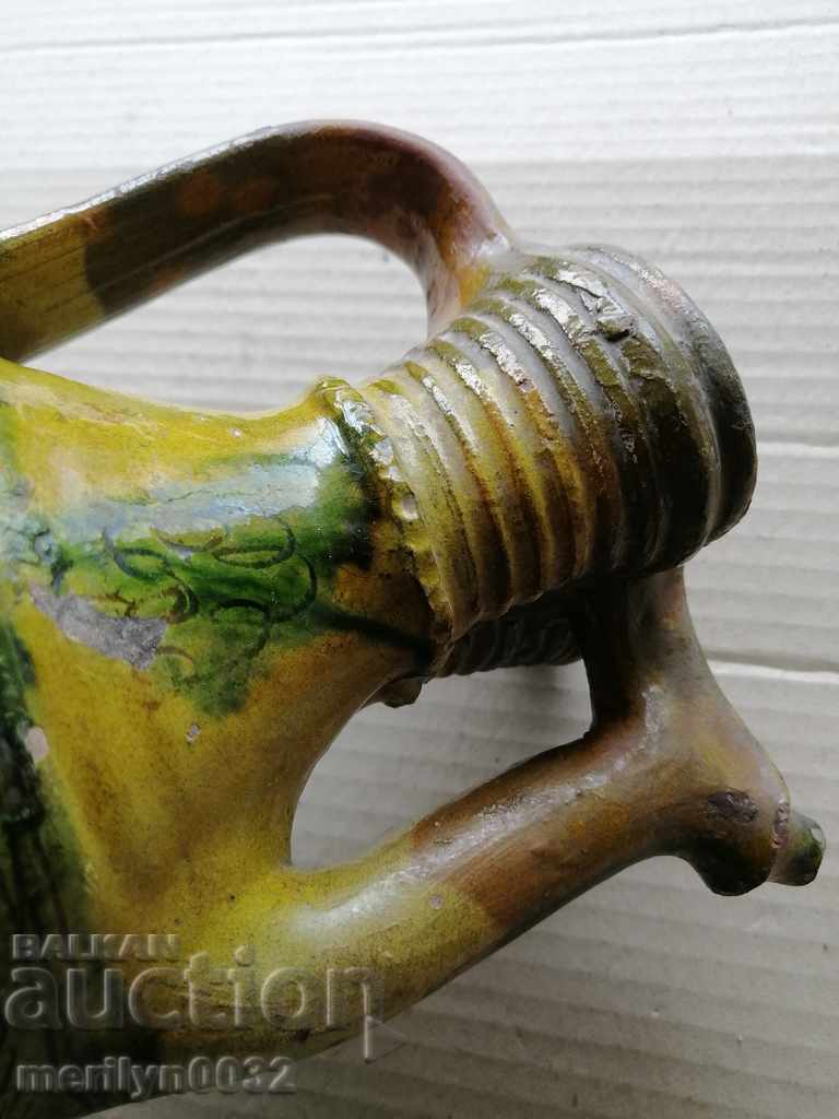 Antique clay krondir pitcher jug pottery, jug, pot - 6 Antique clay krondir pitcher jug pottery, jug, pot - 6