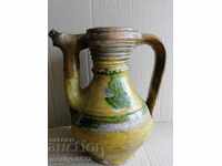 Antique clay krondir pitcher jug pottery, jug, pot