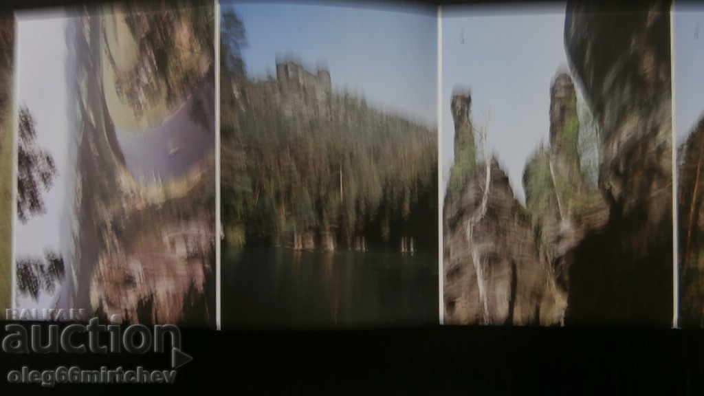 GDR postcards 5 pcs. - views from Sachsische Schweiz with price 2.50 BGN | € 1.28