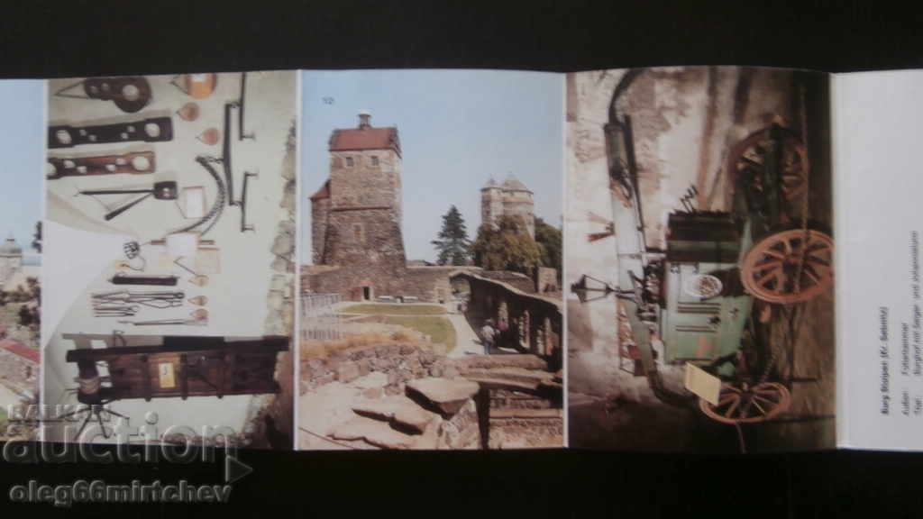 GDR postcards - views from Burg Stolpen - 5 GDR postcards - views from Burg Stolpen - 5