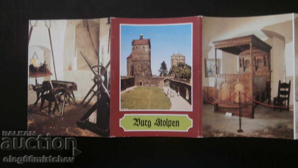 GDR postcards - views from Burg Stolpen
