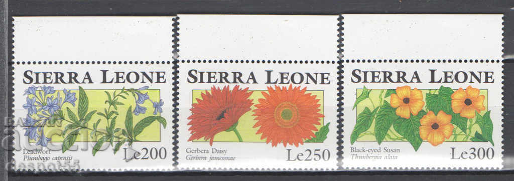 1993. Sierra Leone. Flowers.