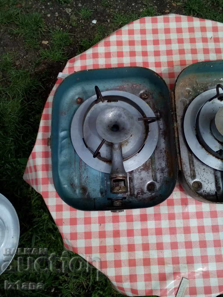 Old gas stove, hot plates - 5 Old gas stove, hot plates - 5