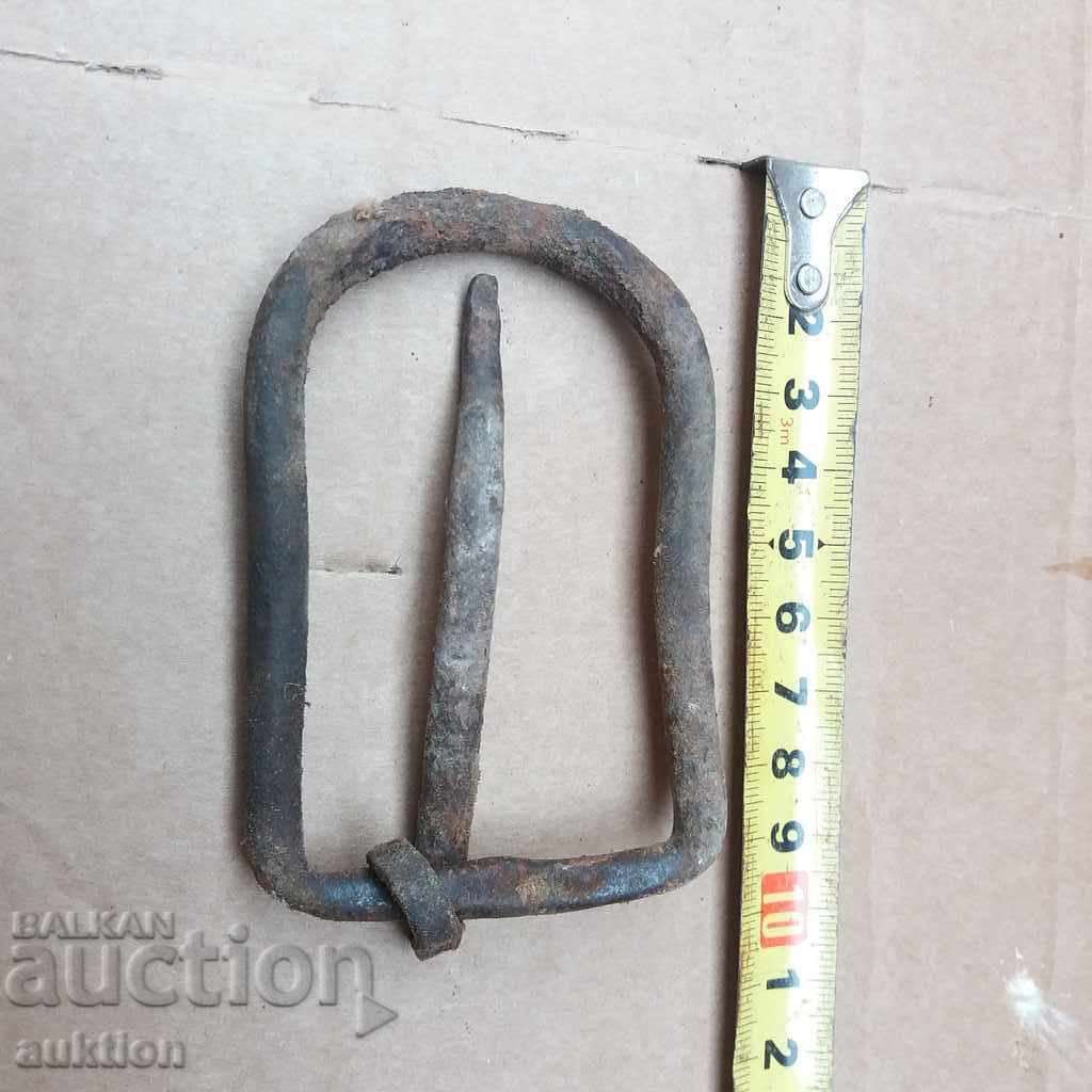 MASSIVE FORGED BUCKLE FROM HORSE TACK