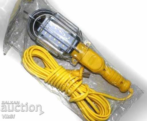 Lampa de lucru mobilă 5 m cablu 50 Watt ICE
