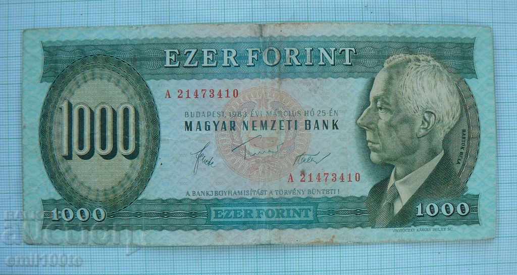 1000 forints 1983 Ουγγαρία
