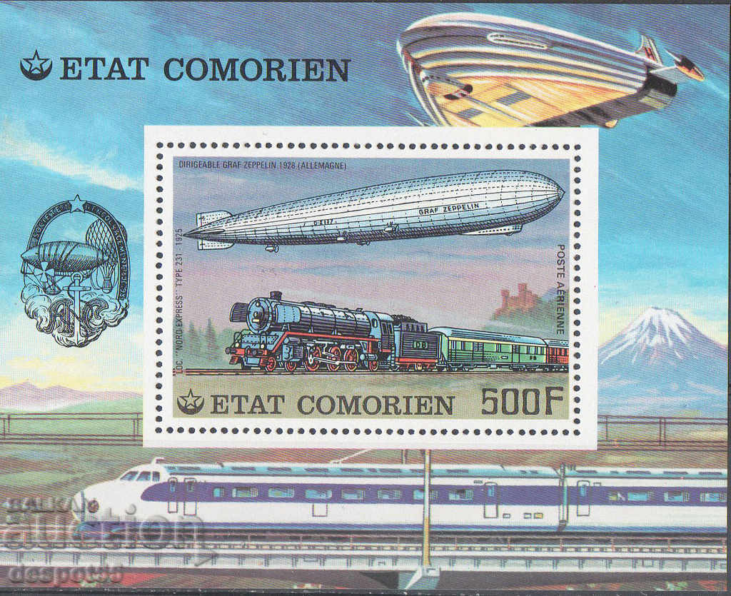 1977. Comoros. History of communications + Block. with price 7.30 BGN | € 3.73 1977. Comoros. History of communications + Block. with price 7.30 BGN | € 3.73