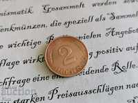 Coin - Germany - 2 pfennigs 1992; J series