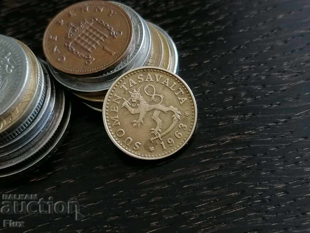 Coin - Φινλανδία - 10 πένες | 1963 με τιμή 1.20 BGN | € 0.61 Coin - Φινλανδία - 10 πένες | 1963 με τιμή 1.20 BGN | € 0.61