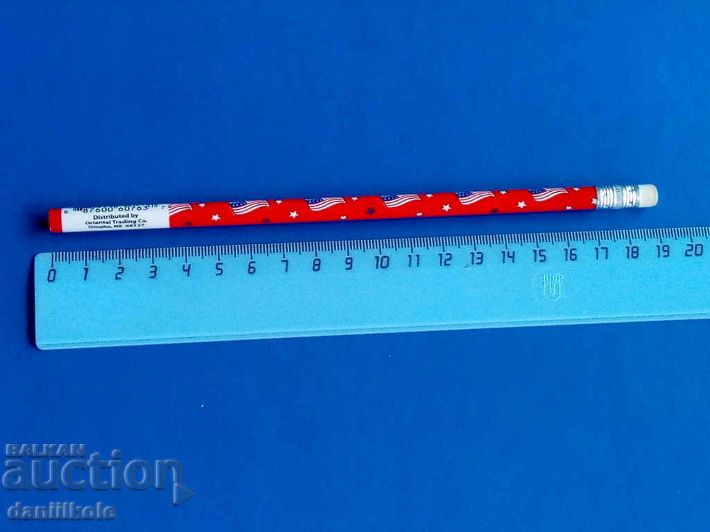 * $ * Y * $ * ADVERTISING PENCIL COLLECTION - USA AMERICAN FLAG * $ * Y * $ * with price 1.90 BGN | € 0.97 * $ * Y * $ * ADVERTISING PENCIL COLLECTION - USA AMERICAN FLAG * $ * Y * $ * with price 1.90 BGN | € 0.97