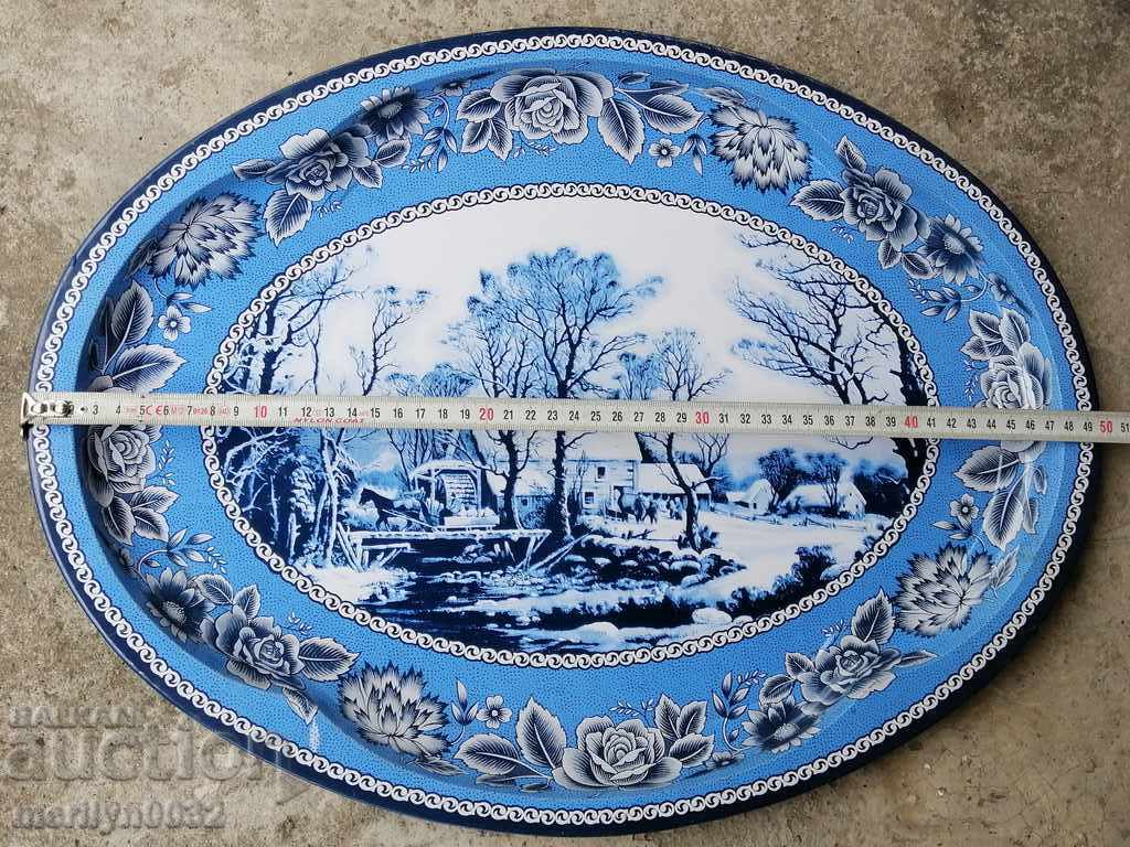 Auction  Old tray tray, service