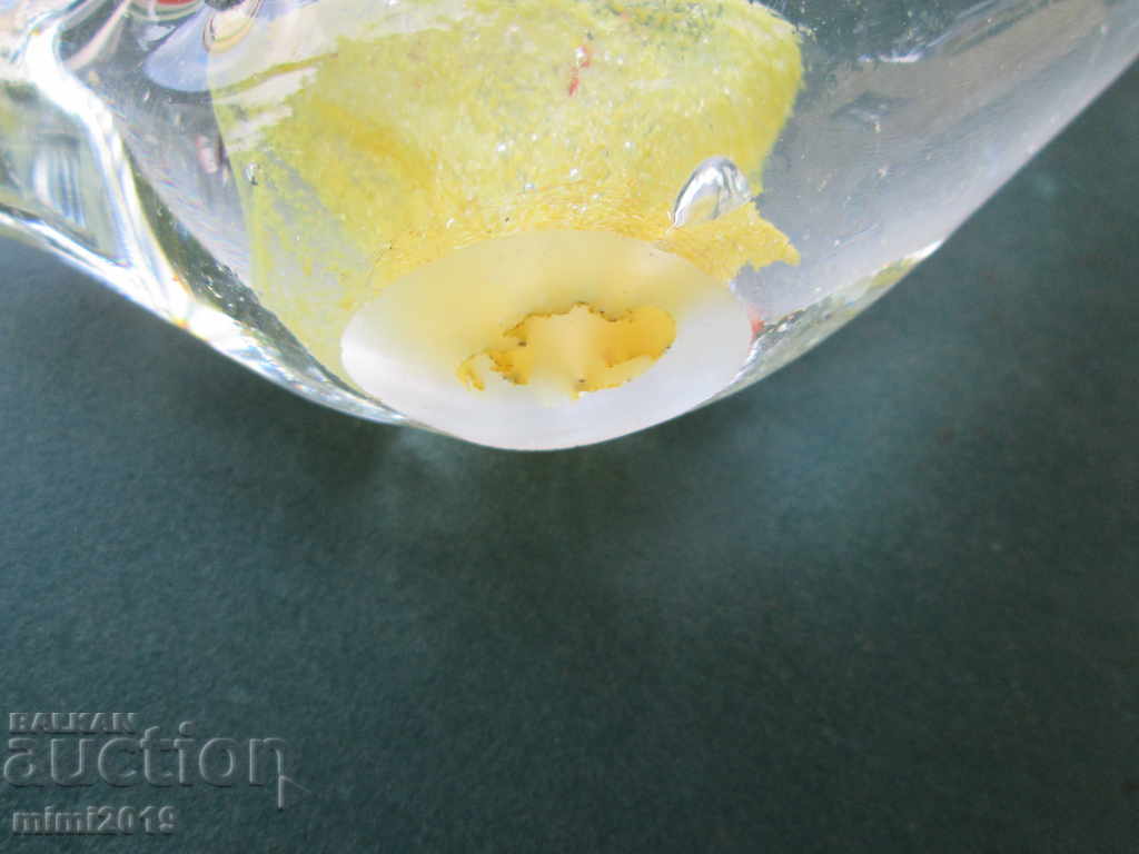 Delivery of Crystal dolphin figure