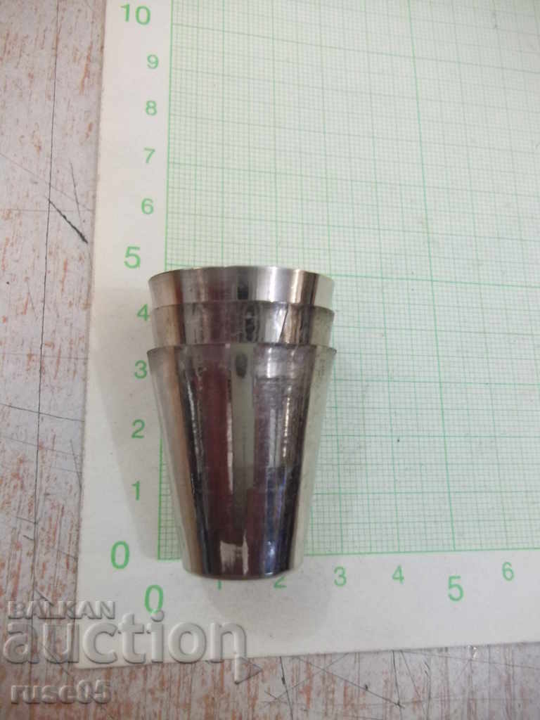 Lot of 3 pcs. small metal cups - 6 Lot of 3 pcs. small metal cups - 6