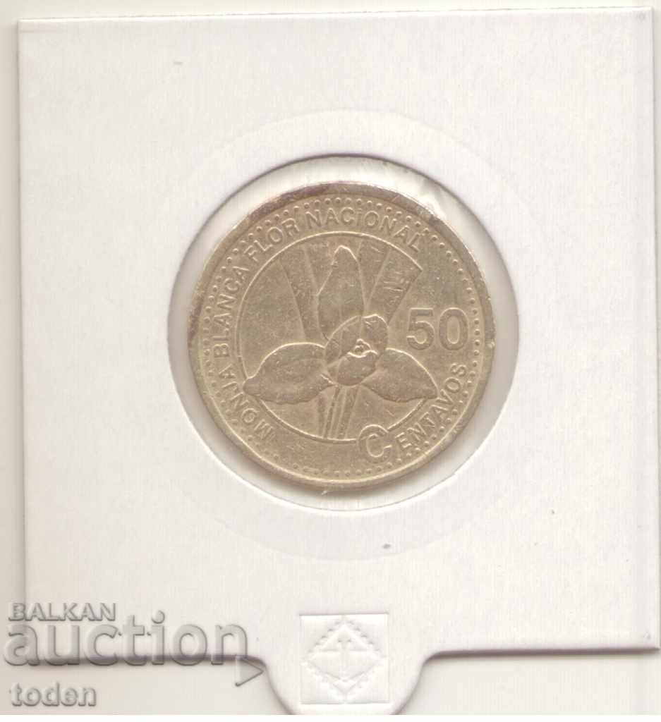 Guatemala-50 Centavos-2001-KM # 283 with price 2.50 BGN | € 1.28 Guatemala-50 Centavos-2001-KM # 283 with price 2.50 BGN | € 1.28