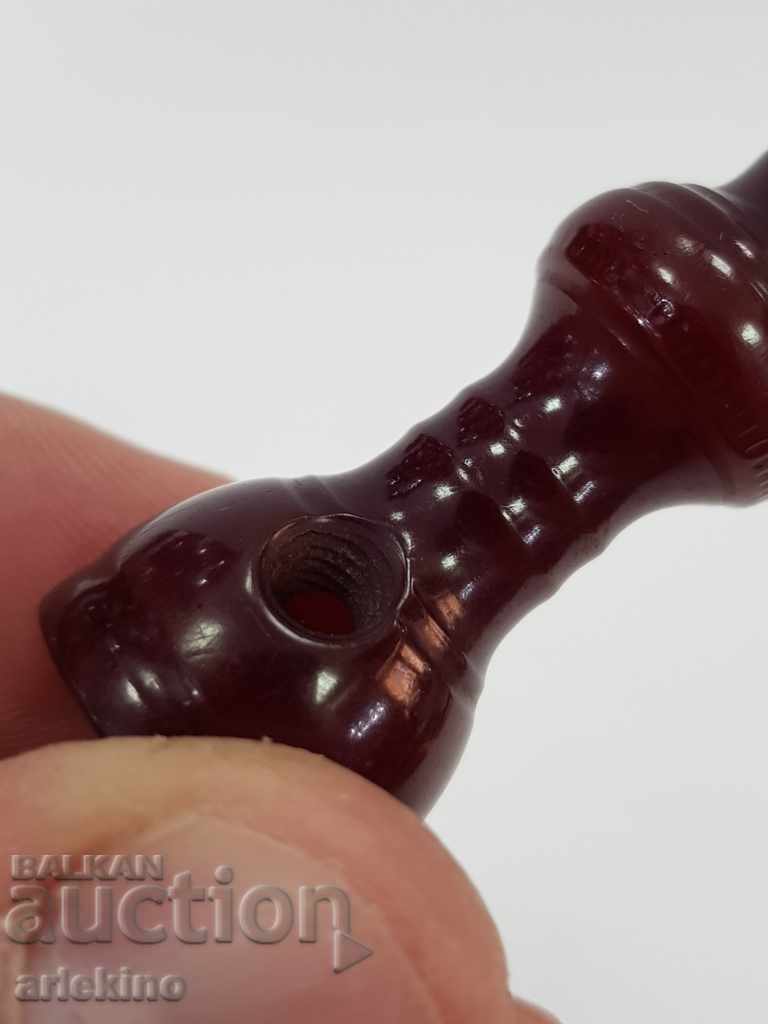 Rare old amber hookah mouthpiece 19th century amber with price 150.00 BGN | € 76.69
