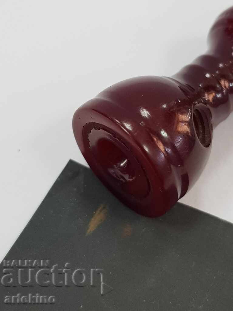 Rare old amber hookah mouthpiece 19th century amber - 6