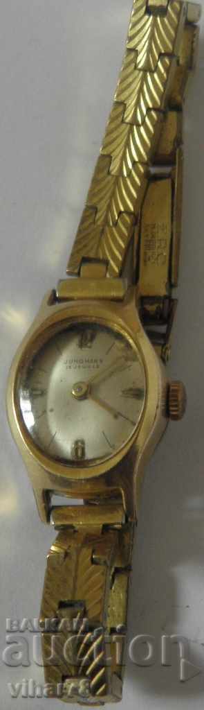 Auction GOLDEN WOMEN'S Wristwatch-JUNGHANS Auction GOLDEN WOMEN'S Wristwatch-JUNGHANS
