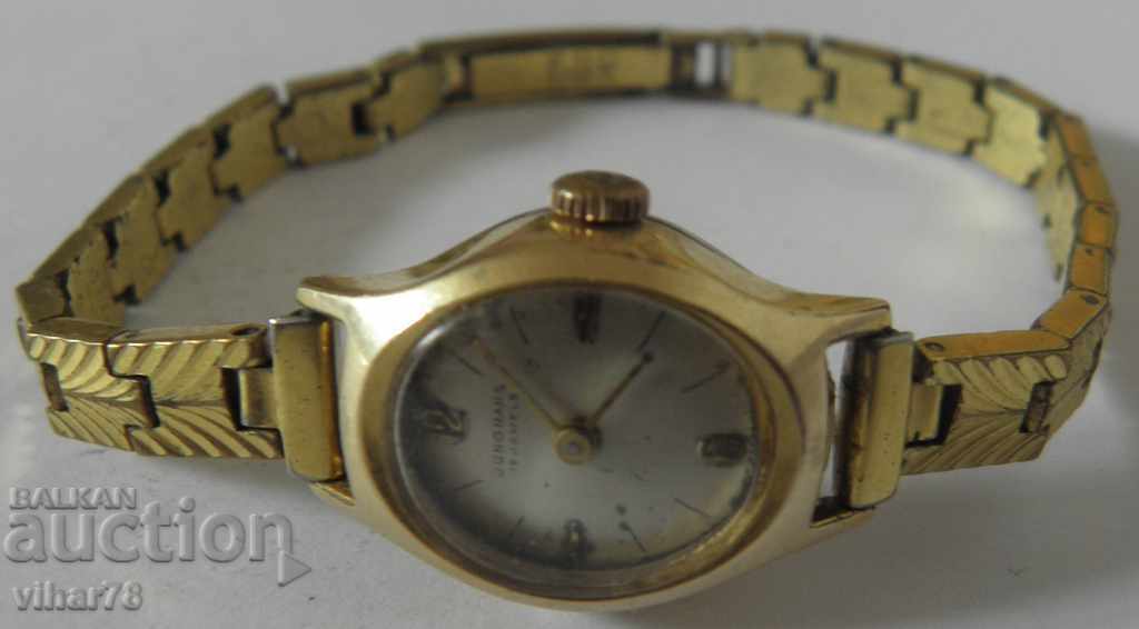 GOLDEN WOMEN'S Wristwatch-JUNGHANS