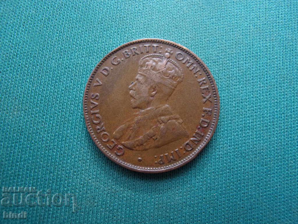 Αυστραλία ½ Penny 1933 με τιμή € 3.07 | 6.00 BGN