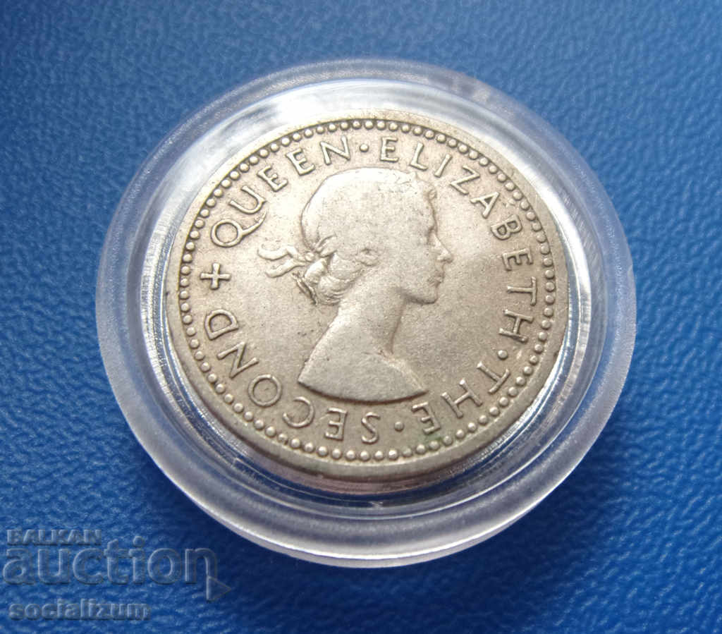 Rhodesia and Nyasaland 3 Pence 1957 rare with price € 3.58 | 7.00 BGN