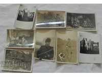 I am selling eight small old military photos