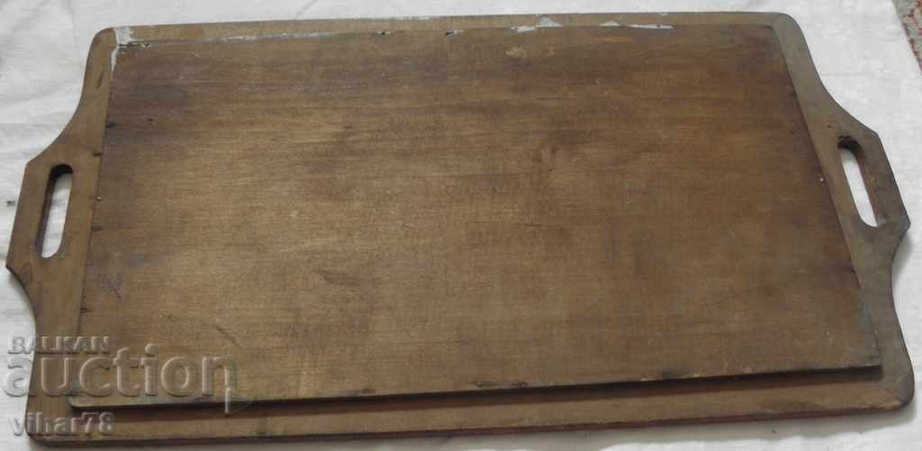 Old wooden tray, serving tray - 5